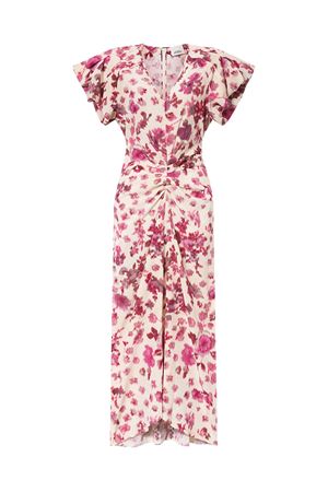 Abito Midi In Seta Stretch Stampata Terenae ISABEL MARANT | RO1067FAD1J11I40PK